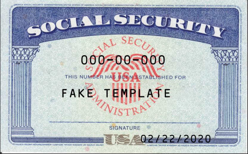 social-security-card-template