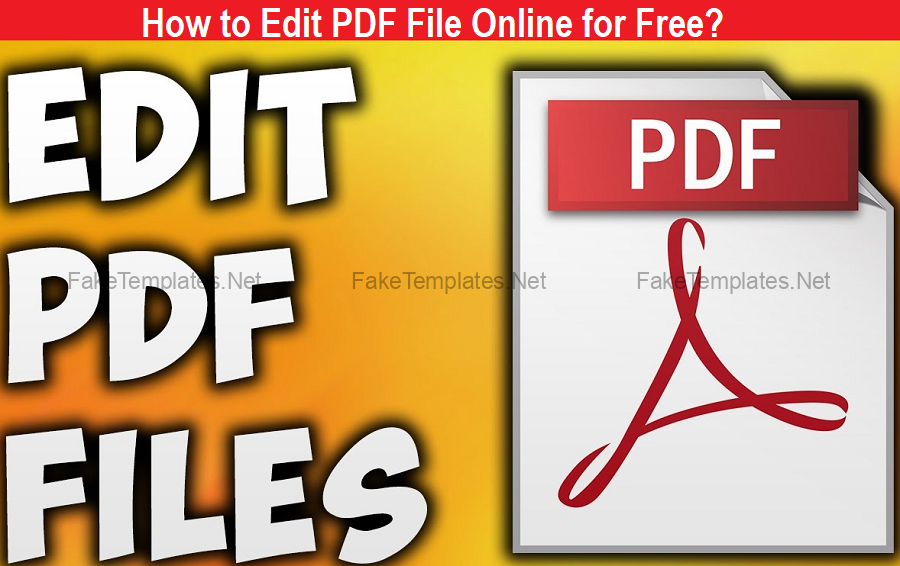 Edit a PDF Document Online Edit a PDF Document Online