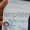 Netherlands Passport Template
