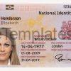 UK ID Card PSD Template