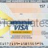 Visa Travelers Cheque Template PSD